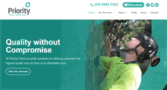 Desktop Screenshot of prioritytrees.com.au